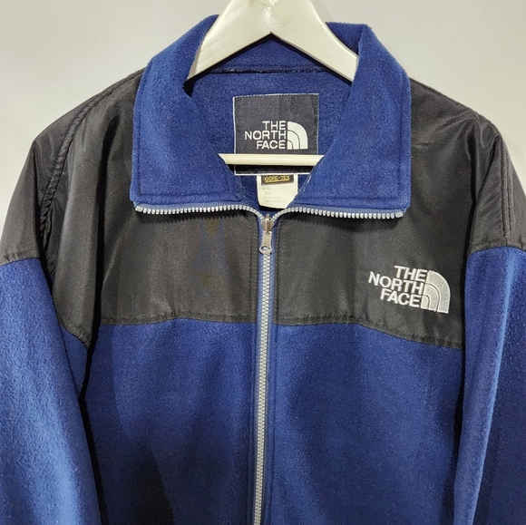 Throwback NORTH FACE 3-in-1 Triclimate Goretex Fleece Navy Blue Black Jacket XXL - Picture 14 of 16